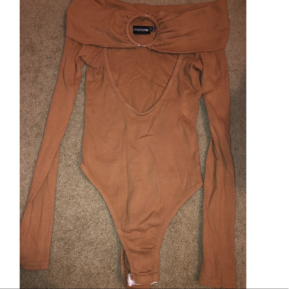 Tan/Chestnut Ring Bodysuit